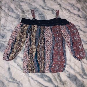 Off shoulder top